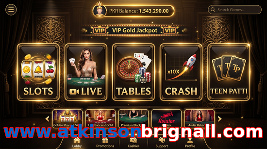 Main screen of Www.atkinsonbrignall.com casino page for PK players